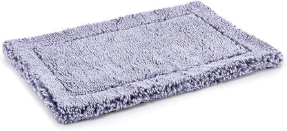 Stoutwool Indestructible Dog Bed - Fluffy Chew Proof Dog Crate Pad - Tough Kennel Pad for Aggressive Chewers - Washable, Ideal for Jumbo Breeds &amp; Fits 54-Inch Crate - 53"x35", Jacaranda
