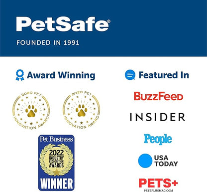 PetSafe Healthy Pet Water Station - Large, 320 oz Capacity - Gravity Pet Water Fountain, Automatic Cat Water Fountain or Dog Water Fountain - Water Dispenser - Removable Stainless Steel Bowl Included