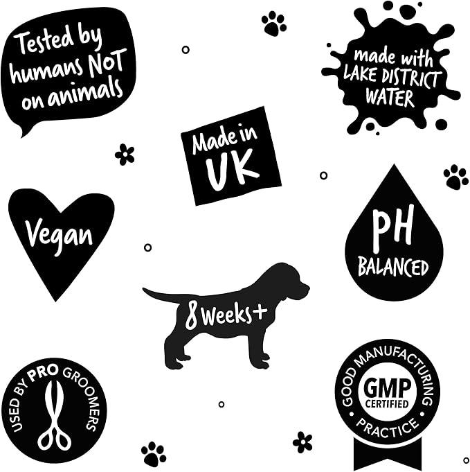 Dog Shampoo Luxury 2 in 1 Papaya &amp; Coconut Dog Grooming Shampoo Products for Smelly Dogs with Fragrance, Best Puppy Shampoo, Professional Groom Vegan pet Shampoo &amp; Conditioner