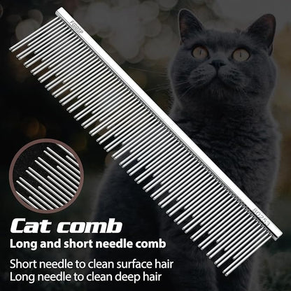 6.1" Dog Grooming Comb for Long Haired Cats &amp; Dogs