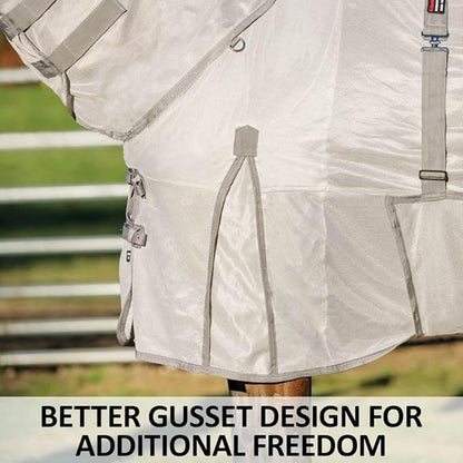 Schneiders Soft Interlock Mesh II Horse Fly Sheets | Superior UV &amp; Insect Protection | Versatile Euro Fit Option | Reflective Safety Design