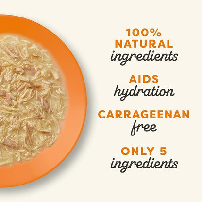 Applaws Natural Wet Cat Food in Gravy, Limited Ingredient Canned Cat Food, Wet Food for Cats with No Artificial Additives, Chicken Breast &amp; Turkey in Gravy (24 x 2.47 oz Cans)
