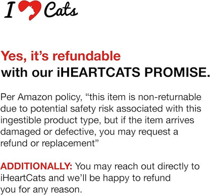 iHeartCats Bone Broth for Cats - Bone Broth &amp; Mushroom Gold Powder Supplement for Immune System Support, Improved Mobility &amp; Flexibility and Natural Detox - Turkey Tail Mushroom for Cats