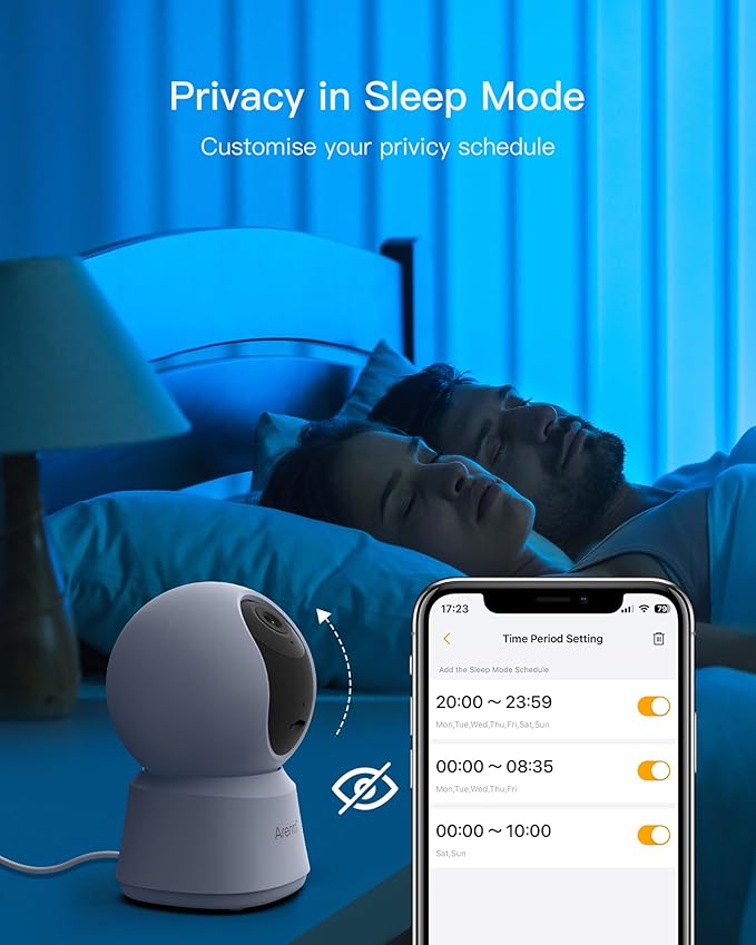 ARENTI 5G Security Camera Indoor, 4MP Pet Camera with Speaker for Dog/Cat, Baby Monitor with Phone App, Dual-Band WiFi, Auto Tracking, Super Night Vision, 2-Way Talk, Cloud &amp; SD Card Storage