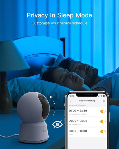 ARENTI 5G Security Camera Indoor, 4MP Pet Camera with Speaker for Dog/Cat, Baby Monitor with Phone App, Dual-Band WiFi, Auto Tracking, Super Night Vision, 2-Way Talk, Cloud &amp; SD Card Storage