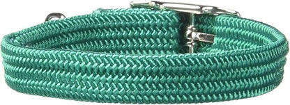 Kool Kat Elastic Cat Safety Collar with Bell, Green, 8"