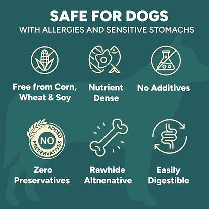 Gaines Family Farmstead Sweet Potato Chips for Dogs - 8 oz Single-Ingredient, All-Natural Dog Treats, Grain-Free &amp; High in Fiber, Made in USA, Crunchy Training Treats