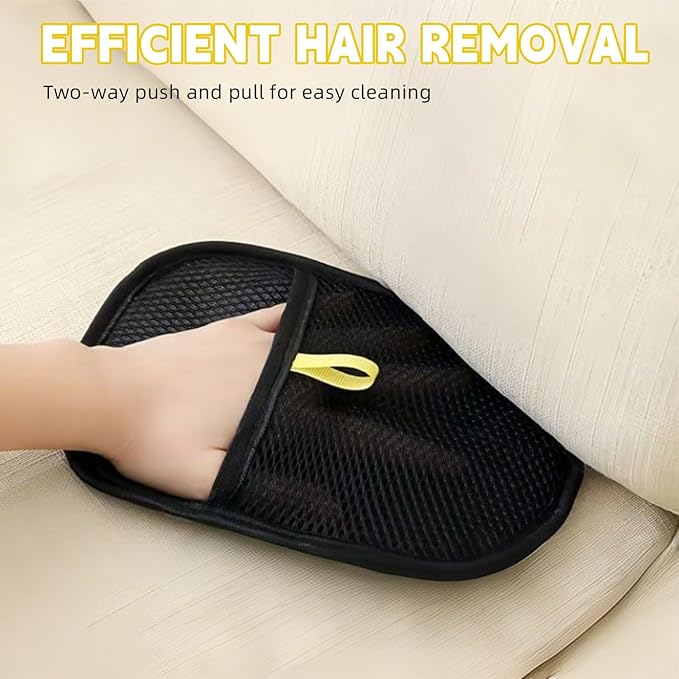 Pet Hair Removal Glove for Cats &amp; Dogs, Upgrade Efficient Grooming Gloves for Pet Hair, Electrostatic Pet Hair Remover for Hair Removal, Reusable Pet Hair Remover Glove (4pcs)