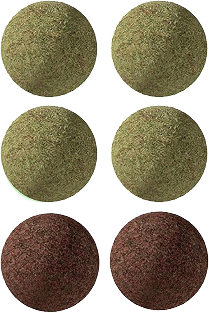 4 Replaceable Catnip Balls and 2 Gall Fruit Balls
