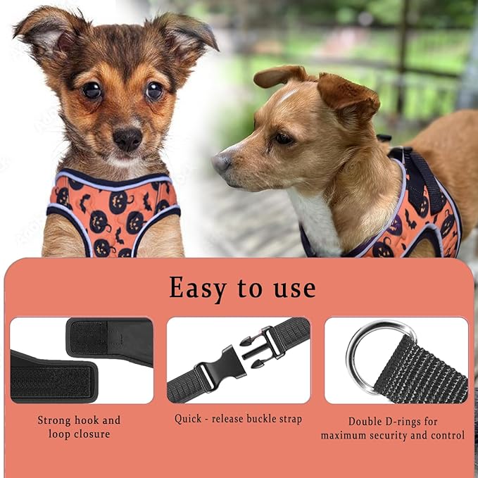 Comfort Fit Dog Harness – Adjustable No-Pull Vest for Small, Medium &amp; Large Dogs – Soft Padded Step-in Design for Easy Control – Ideal for Walking, Running &amp; Training – All-Weather Premium Dog Vest
