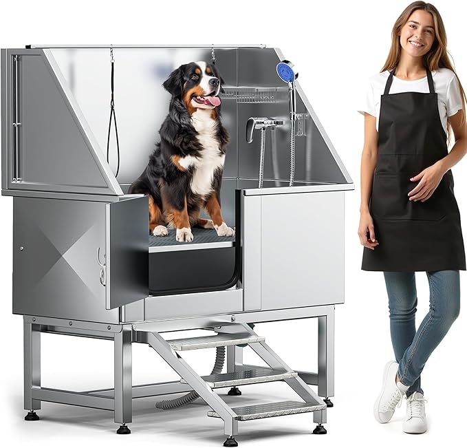 DWVO Professional Pet Dog Bathing Station for Grooming, 50&