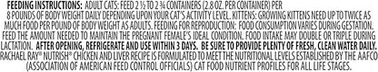 Nutrish Rachael Ray Grain Free Wet Cat Food, Chicken &amp; Liver Recipe, 2.8 oz. Cup, 24 Count