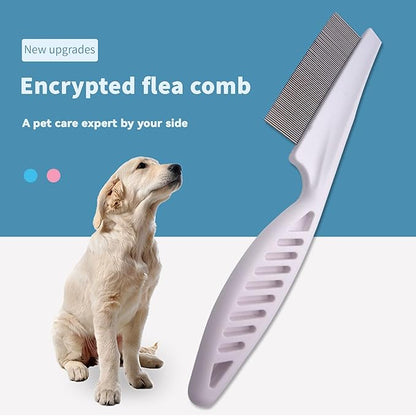 Pet Grooming Comb for Cats &amp; Dogs Removing Tangles and Knots Removes Tangles Knots Stainless Steel Pins Tear Stain Removal