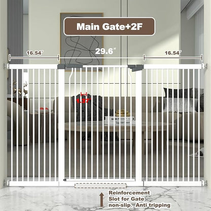41" Extra Tall and Wide Baby Gate, 63-65.7&