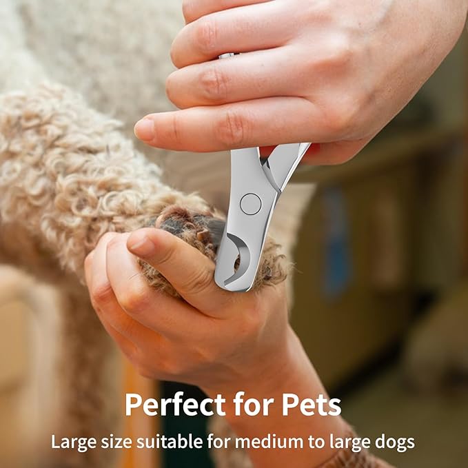 Dog Nail Clippers &amp; Trimmers with Safety Guard - Heavy Duty Pet Nail Clippers for Large, Medium, Small Dogs &amp; Cats