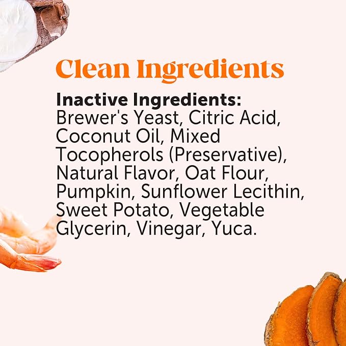 Hip &amp; Joint Turmeric Health - Joint Supplement for Dogs, Omega-3 Fish Oil, Turmeric to Support Overall Health &amp; Ease Stiffness - Advanced Pet Mobility Support - 90 Ct (Pumpkin)