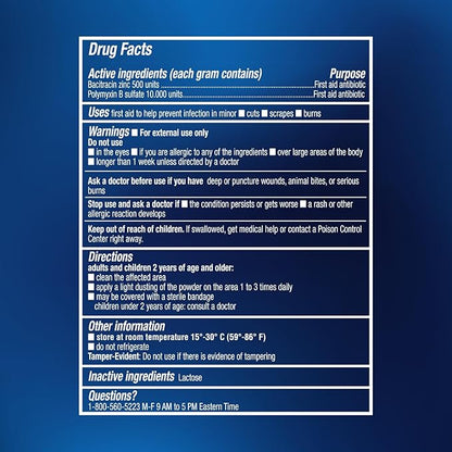Polvos de Sulpha First Aid Antibiotic Powder 7.5 mg