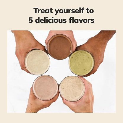 Ka’Chava All-In-One Nutrition Shake Blend, 5 Flavor Sample Pack, 5 Servings, 85+ Superfoods &amp; Nutrients, Meal Replacement, Greens Plant-Based Superfood Powder Protein Drink, Digestive Enzymes &amp; Probiotics, Vegan Dairy Gluten Free