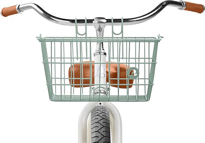 Retrospec Apollo-Lite Lift-Off Bike Basket - Detachable Steel Handlebar Basket with Carrying Handle for Commuting, Shopping &amp; Beach Trips - 14.5in x 9.5in Weather-Resistant Biking Gear