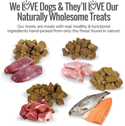 Smart Cookie All Natural Soft Dog Treats - 4 Flavor Variety Pack (5oz Each) - Healthy Dog Treats for Dogs &amp; Puppies with Allergies, Sensitive Stomachs - Chewy, Grain Free, Made in USA