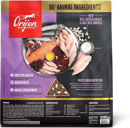 ORIJEN Wild Reserve Dry Cat Food Free-Run Chicken &amp; Wild-Caught Fish Kitten Recipe 3.5lb Bag