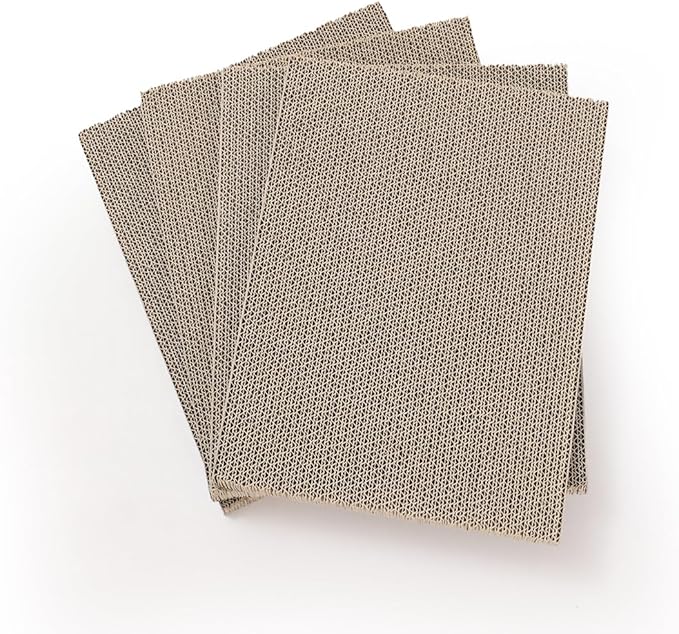 HIDE &amp; SCRATCH Cat Scratcher Pad Pack; Cat Scratch Pad Refills for Hide &amp; Scratch Scratcher Box (4 Count)