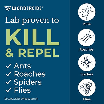 Wondercide - Indoor Pest Control Spray for Home and Kitchen - Ant, Roach, Spider, Fly, Flea, Bug Killer and Insect Repellent - with Natural Essential Oils - Pet and Family Safe — Rosemary 16 oz