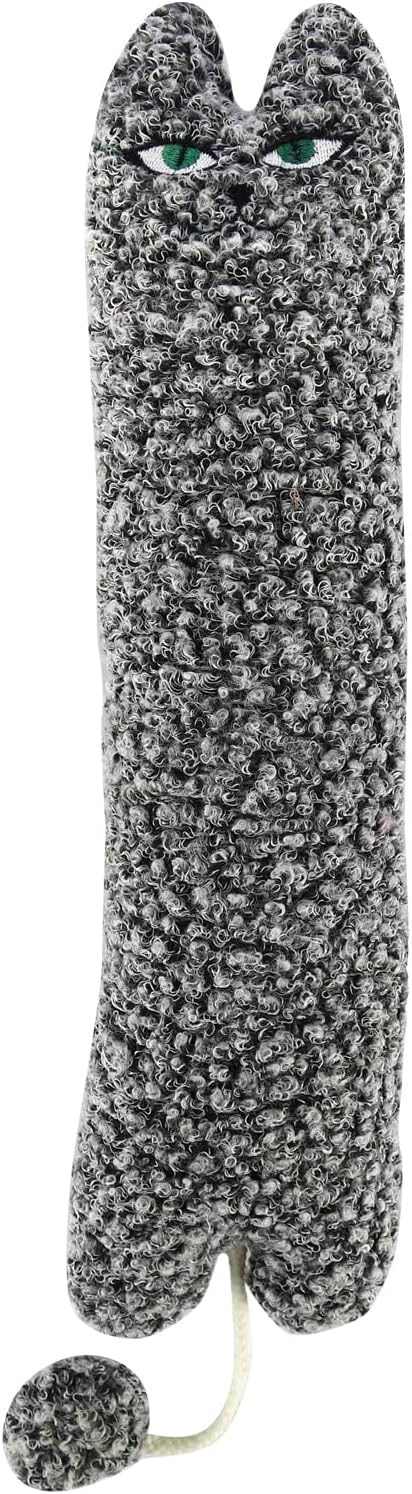 TTcat Catnip Silvervine Matatabi Pillow for Cats &amp; Kittens,Cat Kicker Toy,Large Size Cat Pillow Soothing Plush Cat Toy(Grey).