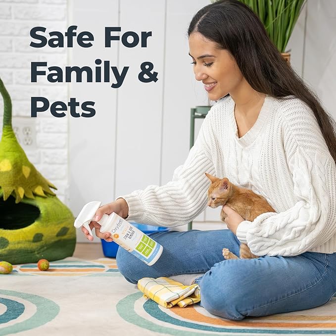 Oxyfresh Advanced Pet Stain Remover &amp; Urine Odor Eliminator – Fast Acting Pet Odor Eliminator for All Surfaces - Best Way to Remove Stains - Dog &amp; Cat Urine Neutralizer
