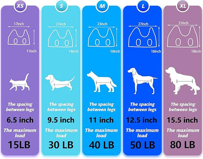 Pet Grooming Hammock Harness for Cats &amp; XS Small Dogs, Dog Sling for Cutting Nails, Dog Hanging Holder Hanger for Nail Trimming with Nail Clippers, Nail File, Scissors