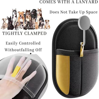 Whisker Gizmo Pet Hair Remover，Reusable Pet Hair Remover Glove，Pet Hair Removal Glove, Ultimate Pet Grooming Glove for Cats &amp; Dogs - Dual-Sided Electrostatic Pet Hair Remover Mittens (1PCS)