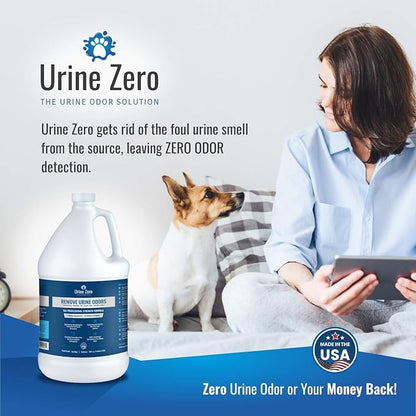 Pet Odor Eliminator – Ready-to-Use 1 Gallon | Powerful Bio-Enzyme Cleaner for Dog &amp; Cat Urine Smell on Artificial Grass, Carpet, Tile, Rugs &amp; More | Pet &amp; Kid Safe