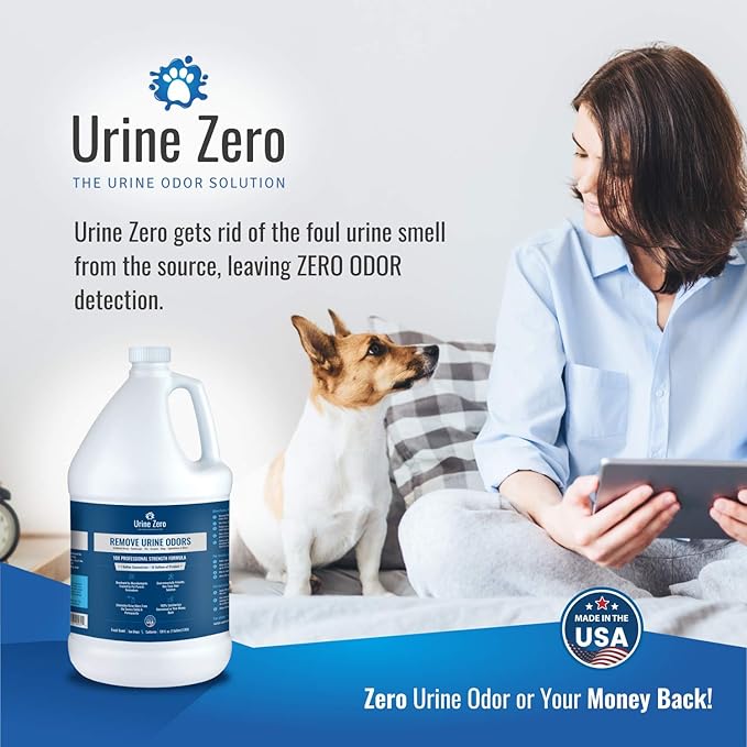Pet Odor Eliminator Spray - Bio-Enzyme Cleaner for Dog &amp; Cat Urine | Instantly Removes Odors on Artificial Grass, Carpet, Rugs &amp; Tile | Pet &amp; Kid Safe, 32 oz Ready-to-Use