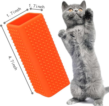 2pcs Pet Dog Cat Hair Remover, Pet Hair Removal Tool, Hollow Cleaner Brush for car，Interior, Furniture, Sofa (green and pink)