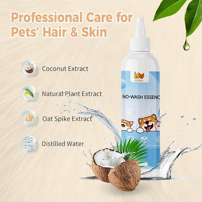 Cat Steam Brush with 600W High-Power Pet Dryer, Pet Spray Hair Removal Comb, 5 in 1 Cat &amp; Dog Brush for Shedding, Includes Shampoo(Wired)