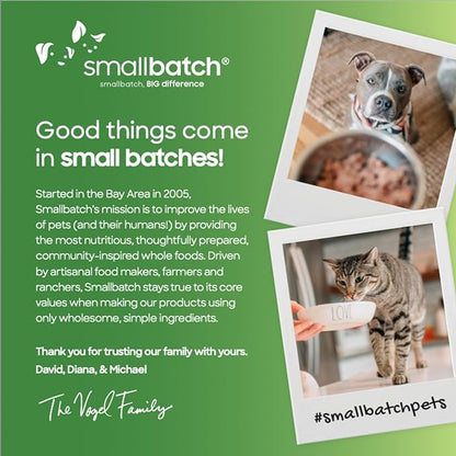 smallbatch Pets Freeze Dried Cat &amp; Dog Treats, 2oz - 100% Blue Mussels, Organic High Protein Treats, Omega 3 Fatty Acids, Gluten Free, Grain Free, Made in The USA, Ethically Sourced, Single Protein