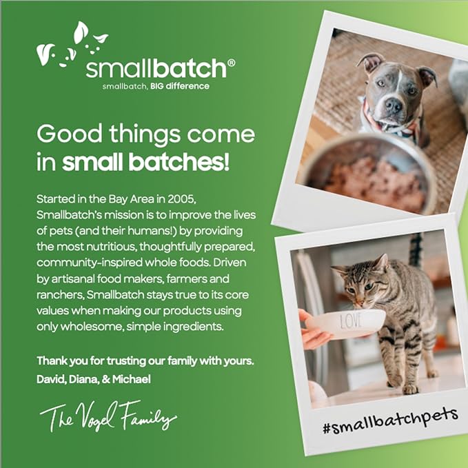 smallbatch Pets Freeze Dried Cat &amp; Dog Treats, 1.25oz - Alaskan Pollock, Organic High Protein Treats, Omega 3 Fatty Acids, Gluten Free, Grain Free, Made in The USA, Ethically Sourced, Single Protein