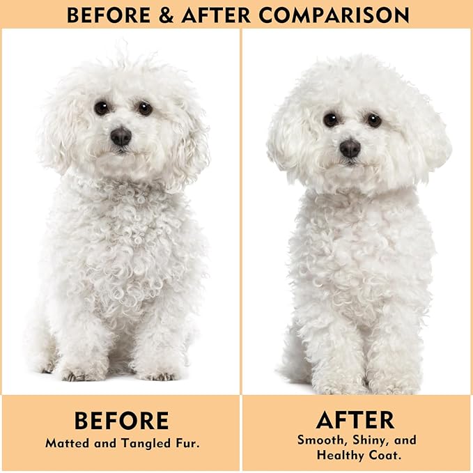Dog Slicker Brush for Shedding &amp; Grooming - Professional Dog Brush and Cat Brush with Coated Tips &amp; Air-Cushion Design, Deshedding Tool Removes Undercoat Tangles &amp; Loose Fur for Long/Short Hair Pets