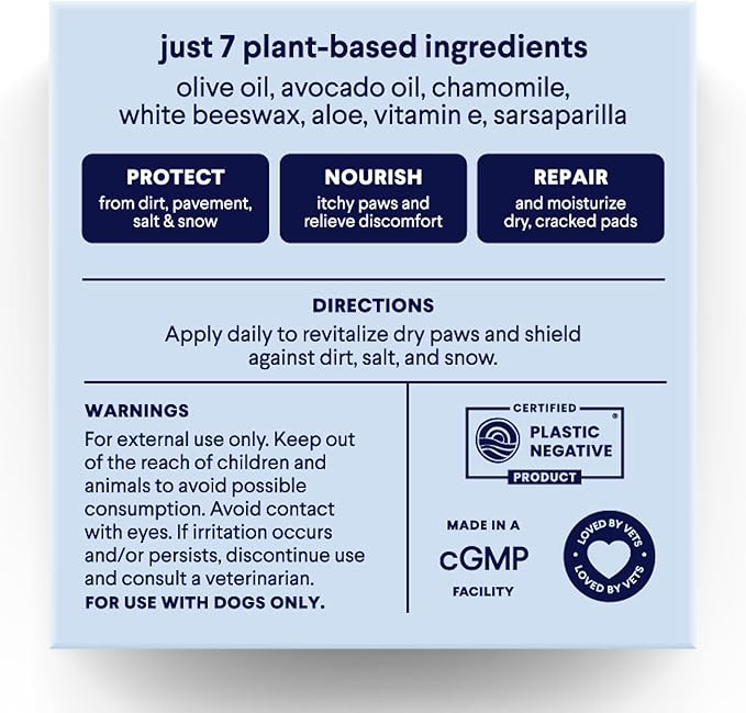 Finn Paw Hero | Natural Revitalizing Dog Paw Balm | Protect, Nourish &amp; Repair from Wear, Damage &amp; Dryness - 1.75 oz