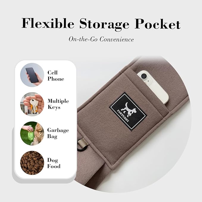 Dog &amp; Cat Carrier Sling, Adjustable Soft Padded Shoulder Puppy Carrier, Hands-Free Dog Carrier Bag with Double Safety Buckles Premium Material for Outdoor Travel （Caramel, M）