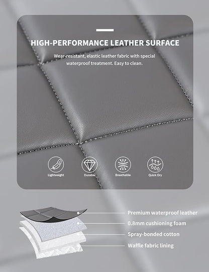 Harrison Howard Dressage Saddle Pad High-Performance Leather Saddle Pad for Horse Riding with Excellent Shock Absorption