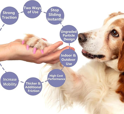 Nail Grippers for Dogs - Dog Anti Slip, Toe Grippers for Senior Dogs, Stop Sliding on Hardfloor, Two Ways of Use, Dog Paw Protector, Increase Traction, Reduce Pain &amp; Struggle (45PCS/Pack)