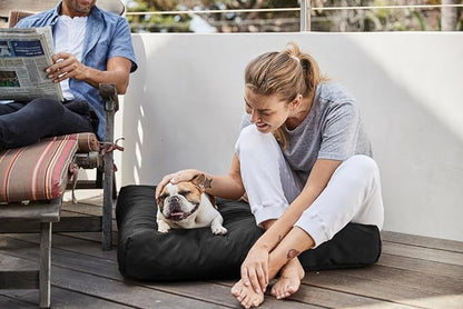 K9 Ballistics Tough Rectangle Pillow XL Dog Bed - Removable Cover, Washable, Durable &amp; Water Resistant Dog Bed Made for X-Large Dogs 54"x38", Blue Quartz