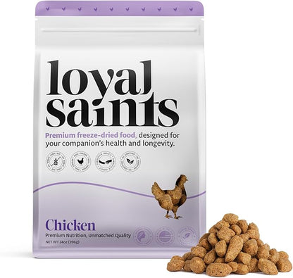 Freeze Dried Raw Dog Food - Premium Chicken Flavor with High Protein &amp; Grain Free Dog Food for Small or Large Breeds and Picky Eaters - Versatile as Meal Topper, Pet Snack &amp; Treats, 5 Oz