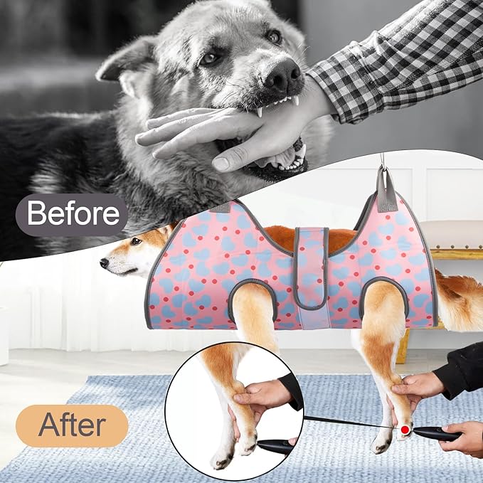 Dog Grooming Hammock for Small Dogs &amp; Cats, Dog Grooming Harness for Nail Trimming, Pet Grooming Sling Helper with Nail Clippers/Nail Trimmers