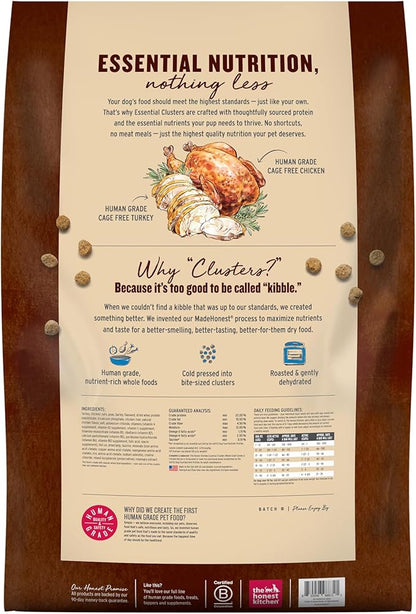 The Honest Kitchen Essential Clusters Dog Whole Grain Turkey &amp; Chicken 20 lb Bag