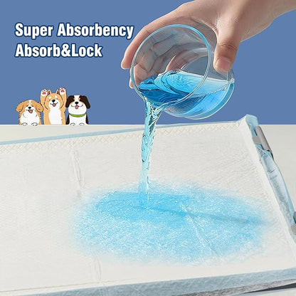 TIMINGILA Puppy Pads&amp; Holder Set, 20-Count 30"x36" Super Absorbent Disposable Pads – Ideal for Pet Potty Trays, Extra Large Leak-Proof Design for Puppies, Dogs, and All Breeds
