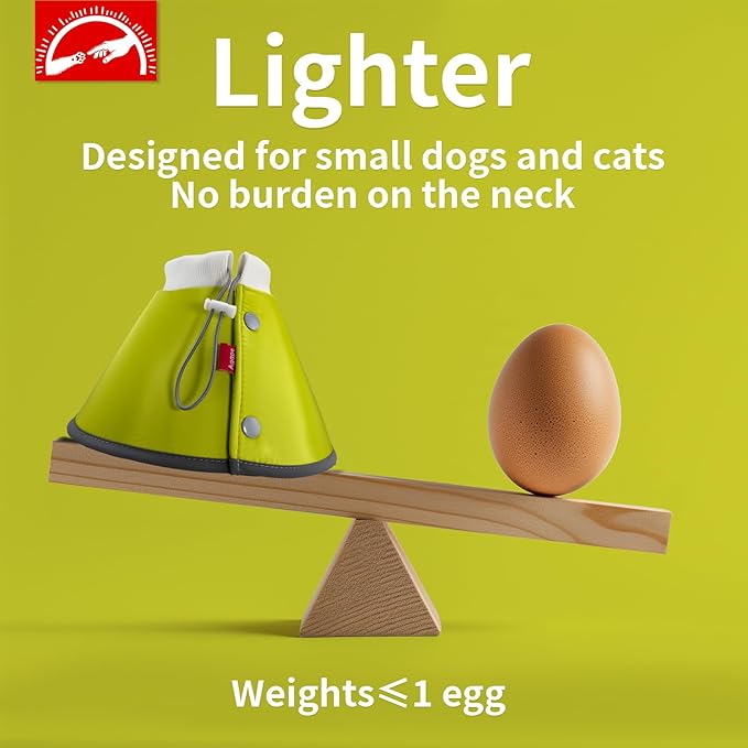 Agape Soft Dog Cone for Small Dogs &amp; Cats, Comfy Dogs Recovery Collar After Surgery, Adjustable E Collar Alternative to Stop Licking, Protective Elizabethan Cones for Pup&amp;Kitty, Comfortable Dog Cones