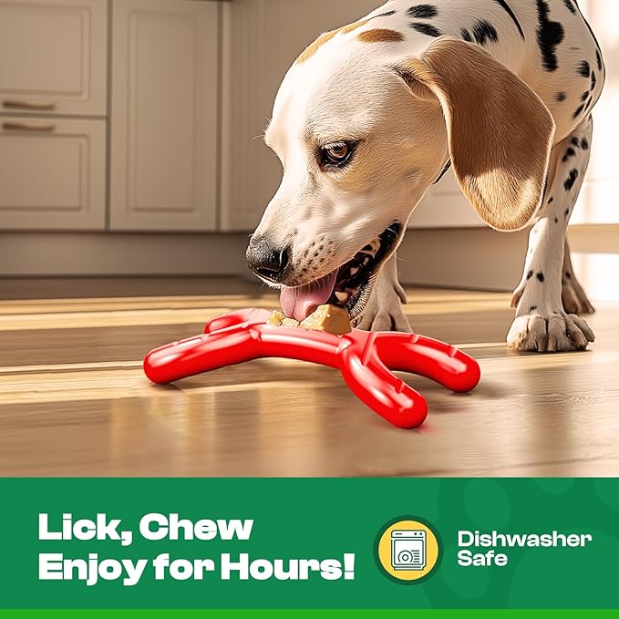 Dog Toys for Aggressive Chewers - Heavy Duty Chew Proof Durable Toy for Large Breed Dogs, Interactive Tough Nylon Bone for Boredom Relief &amp; Mental Stimulation