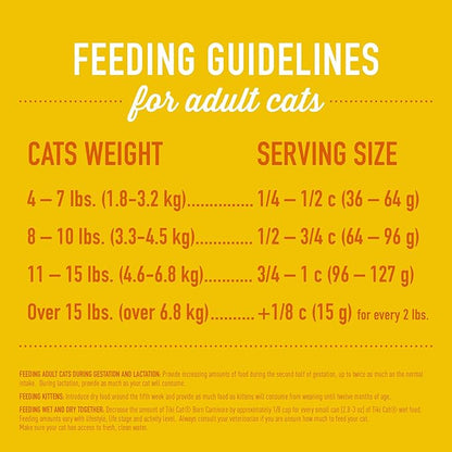 Tiki Cat Born Carnivore High Protein, Deboned Chicken &amp; Egg, Grain-Free Baked Kibble to Maximize Nutrients, Dry Cat Food, 11.1 lbs. Bag